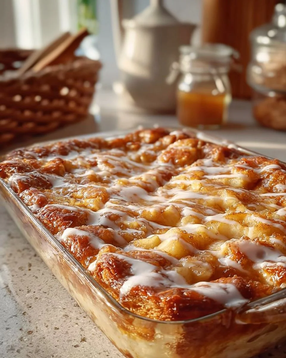 Delicious homemade apple pie cake topped with fresh apples and cinnamon