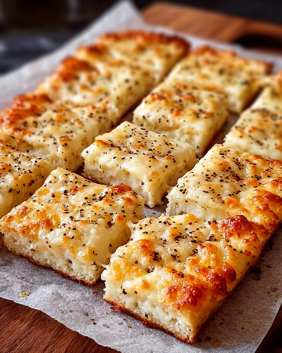 Low-carb cheesy bread, perfect for a keto-friendly diet.