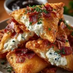 Cream Cheese and Smoky Stuffed Doritos ready to enjoy as a tasty snack