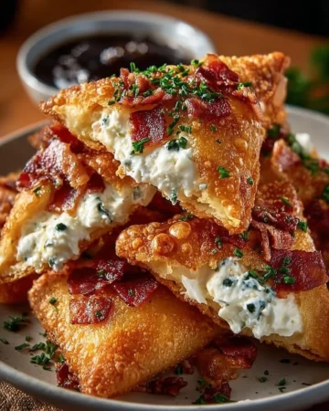 Cream Cheese and Smoky Stuffed Doritos ready to enjoy as a tasty snack