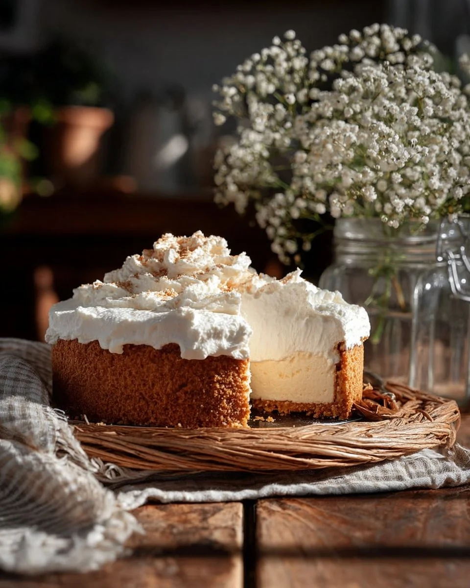 Mini no-bake vanilla cheesecake topped with fresh berries on a white plate.