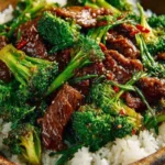 Delicious Chinese Beef and Broccoli stir-fry with tender beef and fresh broccoli