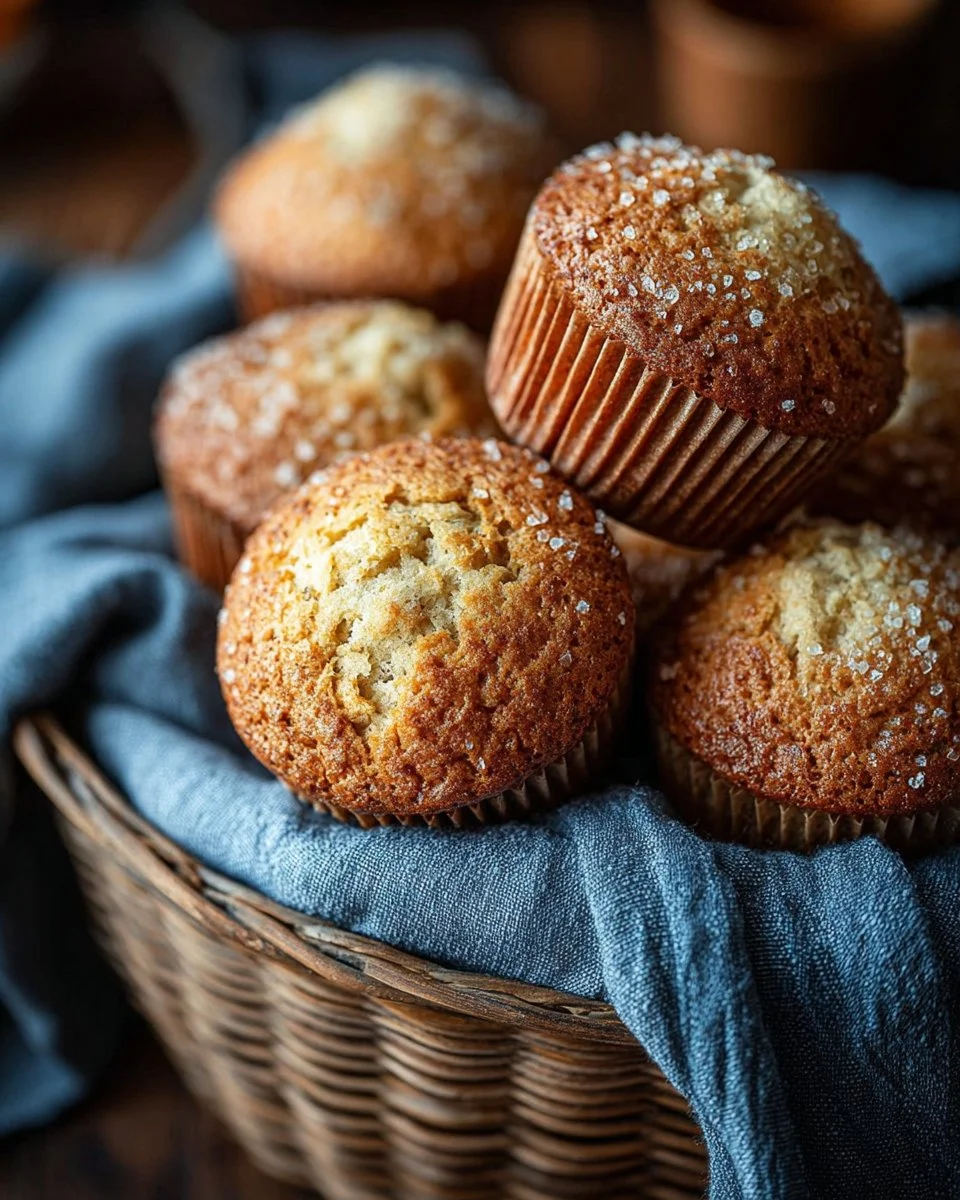 Freshly baked cinnamon oatmeal muffins cooling on a wire rack