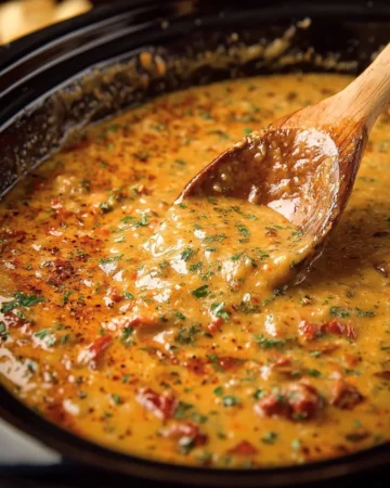 Delicious Crockpot Cheeseburger Dip served in a bowl with tortilla chips