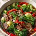 Delicious Teriyaki Beef Stir Fry with vibrant vegetables