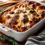 Delicious Simple Vegetable Pasta Bake with colorful vegetables and cheese