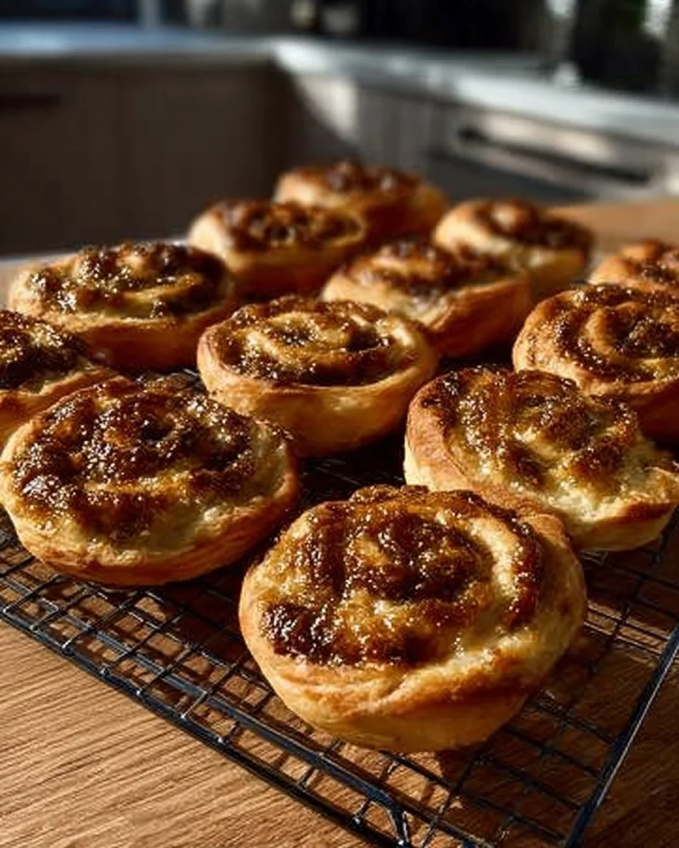 Delicious spicy sausage pinwheels served as an appetizer