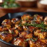 Texas Roadhouse Butter Chicken Skillet featuring tender chicken in creamy sauce