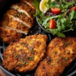 Delicious Air Fryer Boneless Chicken Breast cooked to perfection.