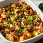 Delicious Ranch Chicken and Potato Skillet served in a cast iron pan