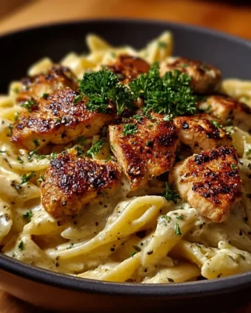 Delicious Cajun Chicken Pasta with creamy sauce and seasoned chicken