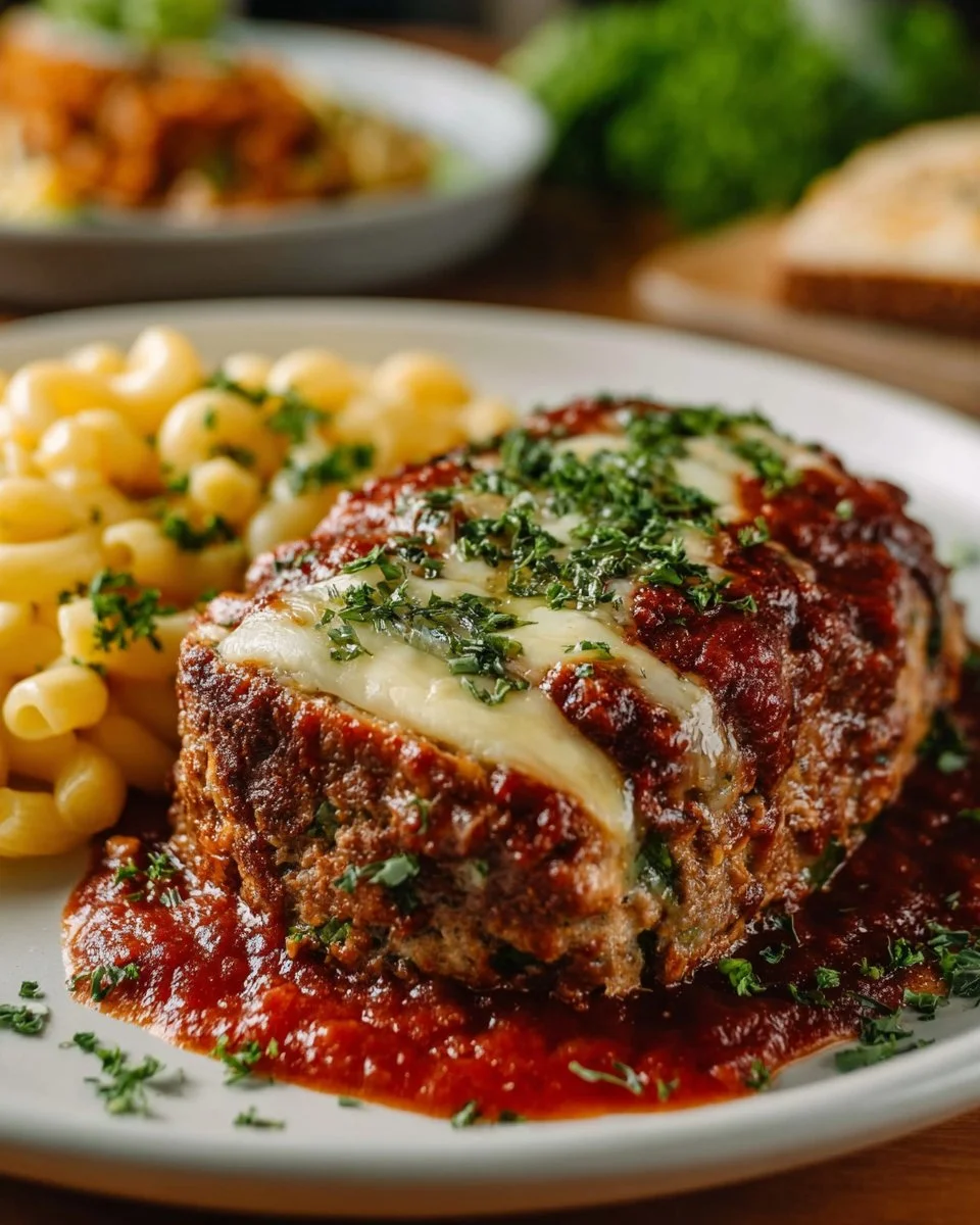 Italian stuffed meatloaf filled with savory ingredients on a plate