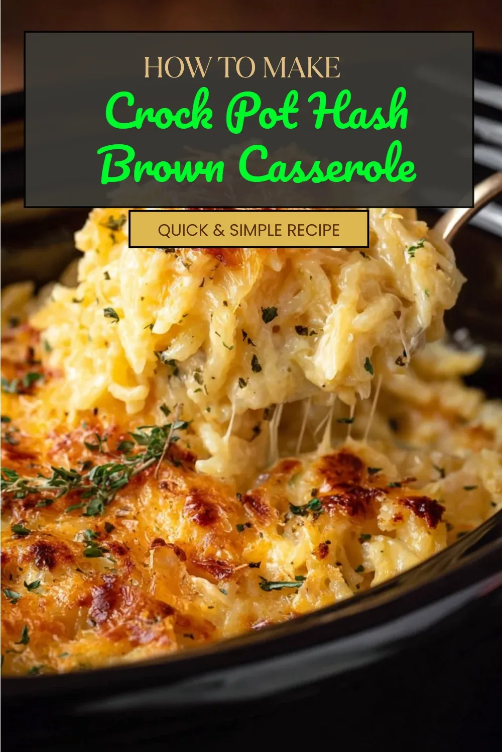 Crock Pot Hash Brown Casserole