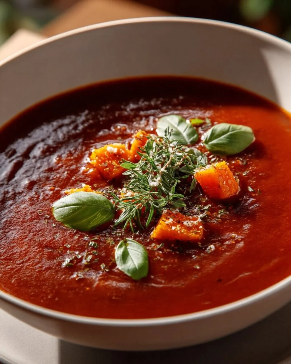 Delicious Slow Cooker Tuscan Chicken recipe with herbs and vegetables