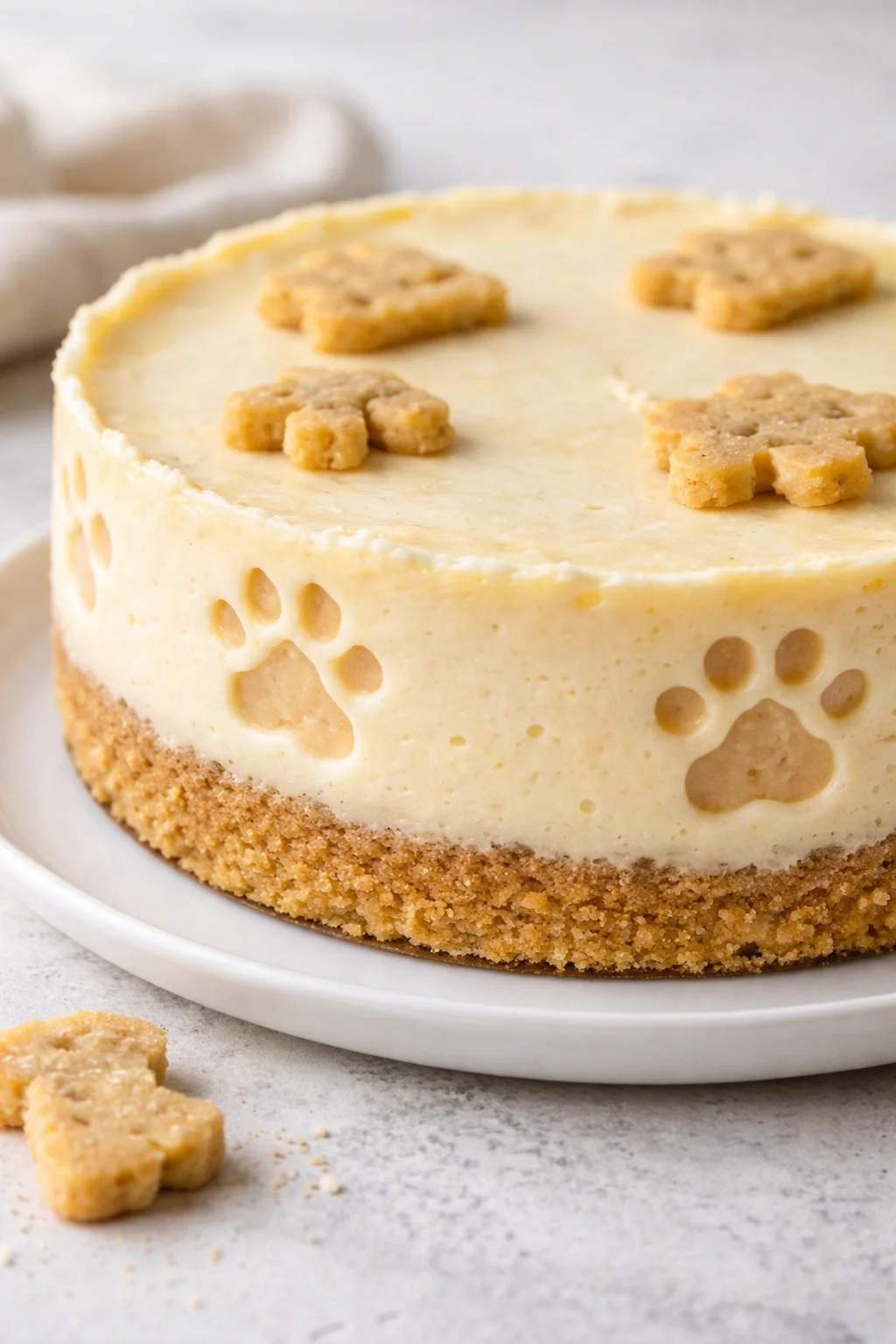 Homemade cheesecake recipe for dogs with healthy ingredients