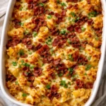 Delicious Crazy Good Casserole served in a baking dish