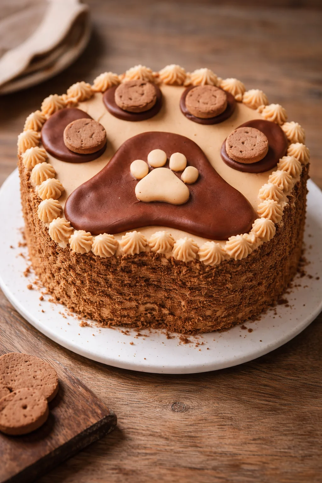 Peanut Butter Dog Cake for celebrating special occasions with your pet