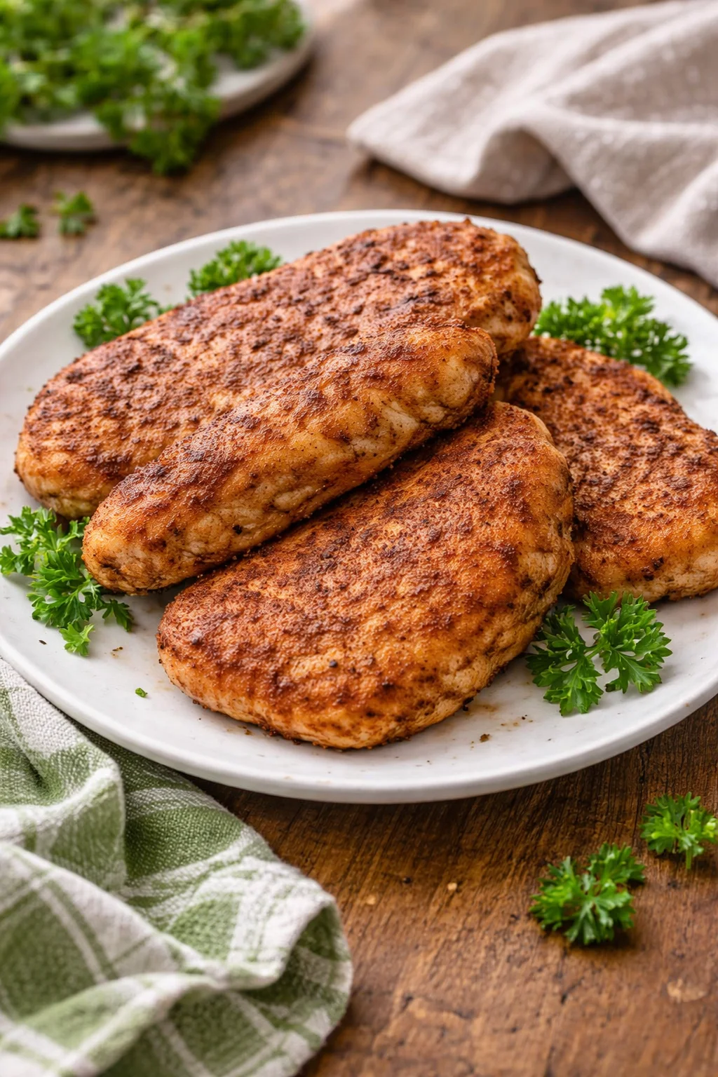 Deliciously crispy Southern fried pork chops served with sides