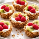 Colorful array of healthy make-ahead breakfast options on a table.