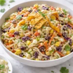 Bowl of Bold Coleslaw with vibrant colors and zesty dressing