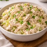 Delicious chicken salad inspired by Chicken Salad Chick recipe.