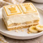 Delicious no-bake banana pudding served in a glass dish