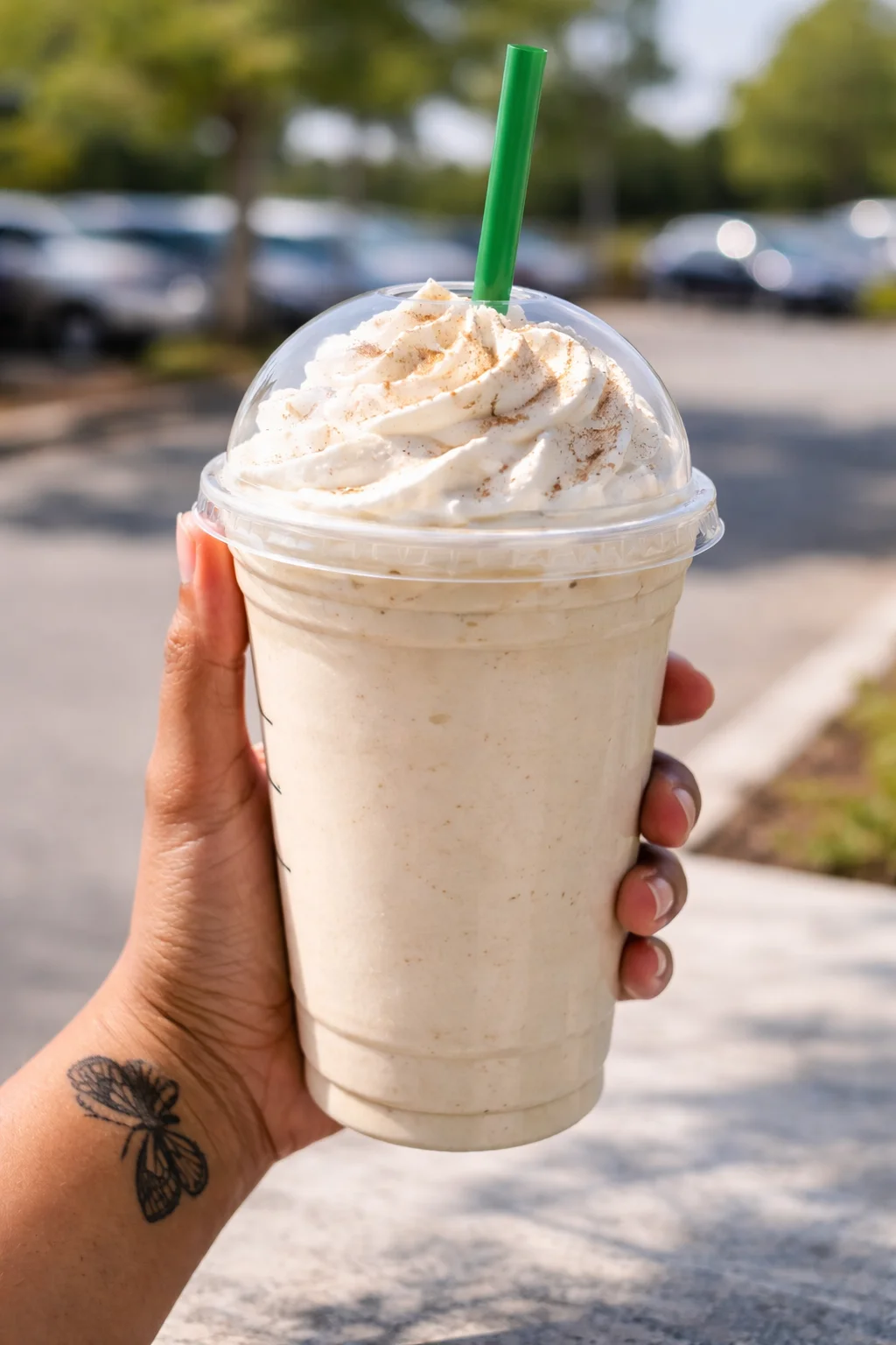 Variety of Starbucks drinks showcasing seasonal specials and customization options.