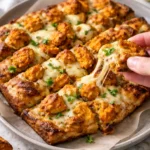 Tandoori Chicken Garlic Bread with vibrant spices and fresh herbs