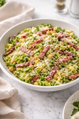 Colorful Scala Chopped Salad with fresh vegetables and dressing