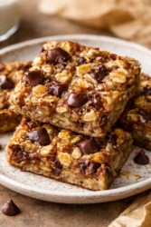 Healthy Banana Oatmeal Bars recipe for a nutritious snack or breakfast.