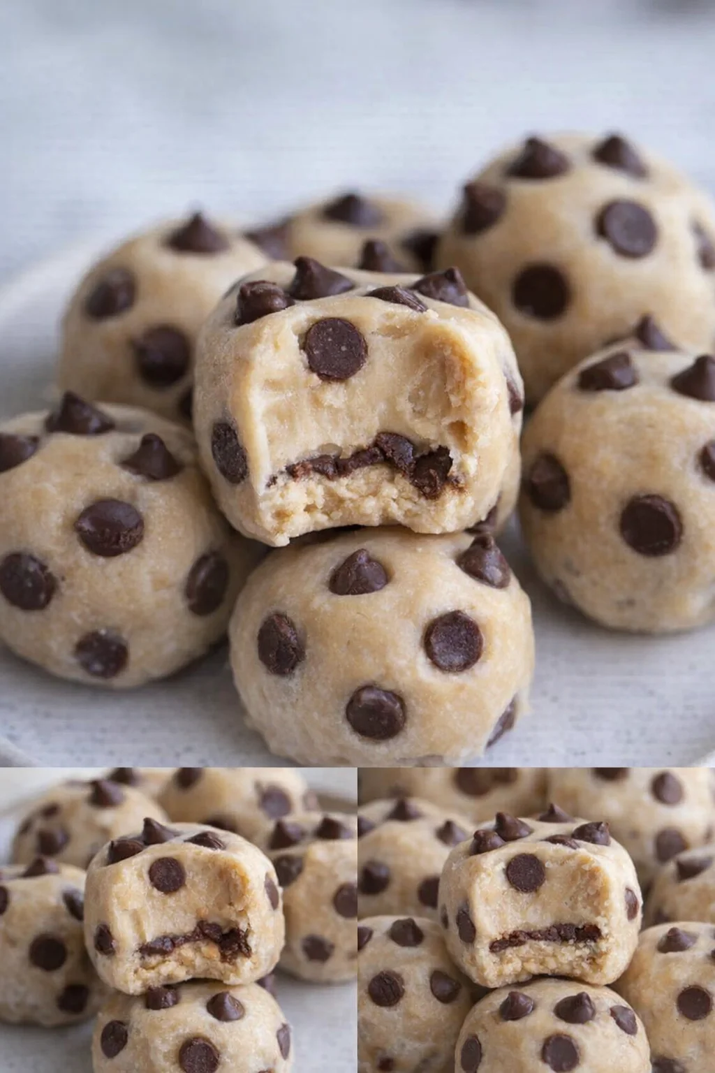 Frozen Greek Yogurt Peanut Butter Bites in a bowl, a healthy snack option