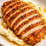 Easy and juicy air fryer chicken breast recipe for a healthy dinner.