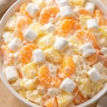 Colorful Hawaiian Fruit Salad with tropical fruits like pineapple and mango