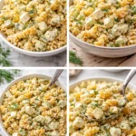 Zesty dill pickle pasta salad served in a bowl, perfect for summer gatherings.
