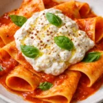Creamy burrata pasta dish ready in 30 minutes for a stunning dinner